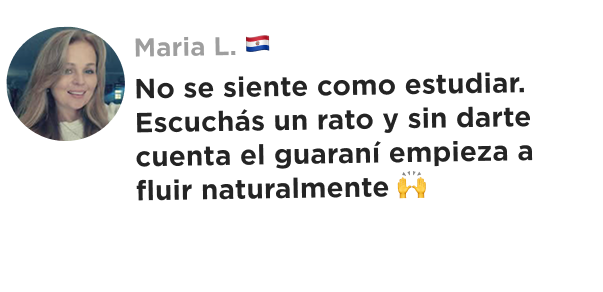 Testimonio de aprendizaje de guaraní escuchando música con el Método Musikarios